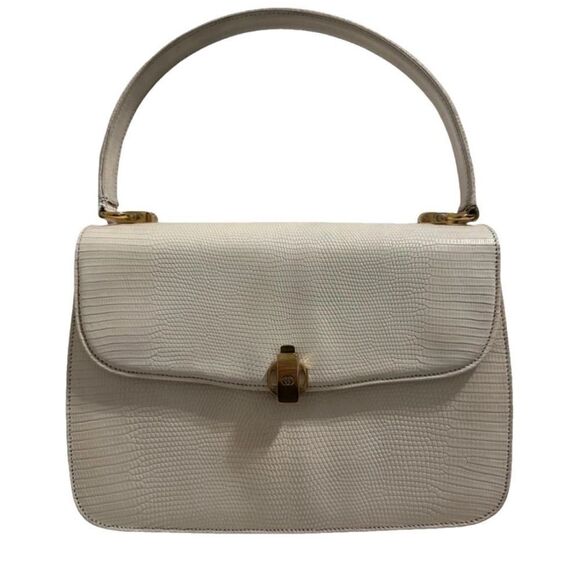 Gucci white lizard skin tote - Picture 4 of 16